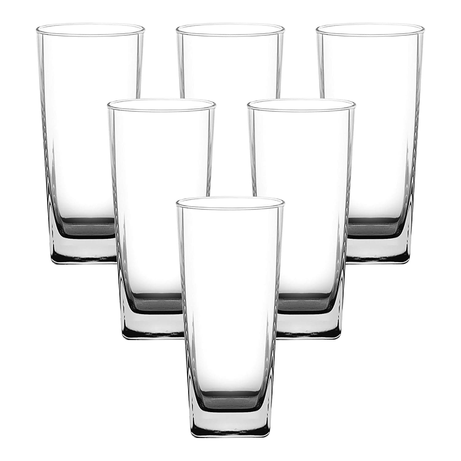 [Set of 6] Ocean Plaza Glass Juice Glass 320Ml Set of 6 Transparent, Perfect for Serving Water, Cold Drinks, Juice, Cocktail, Milkshake, Smoothie | Ideal for Home, Party, Restaurant Or Gifting Special Occasions at ₹509 (43% Off) – Amazon