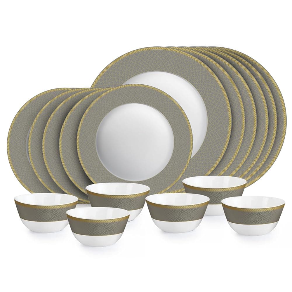 CELLO Opalware Dinner Set Of 18 @1258. – Amazon