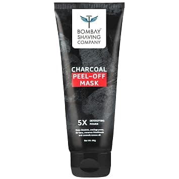 Bombay Shaving Company Activated Charcoal Peel Off Mask with 5X Detoxifying Power, fights pollution and De-Tans skin- 60g – Amazon
