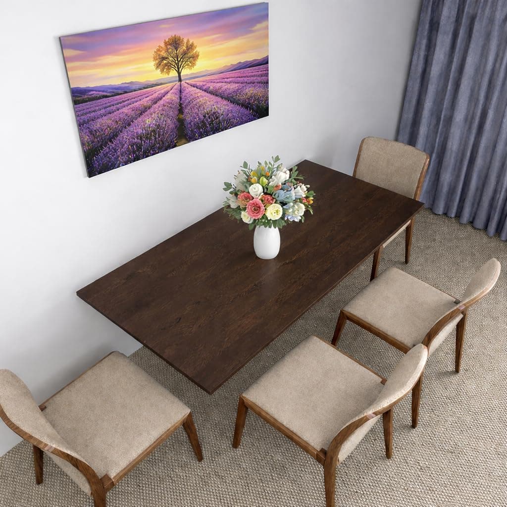 INNOWIN Stunning Wall Mounted Foldable Dining Table 4-Seater | Engineered Wood | Dark Akacia Finish | Space Saving Design at ₹2995 (81% Off) – Amazon