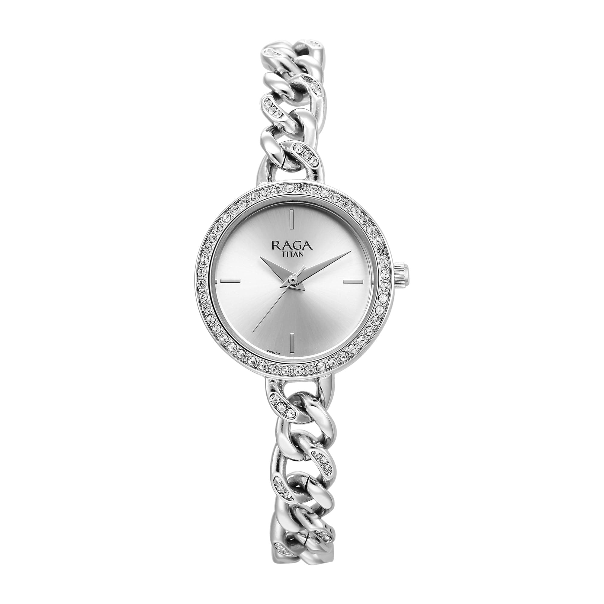 Titan Raga Showstopper Quartz Analog Watch (Silver)
