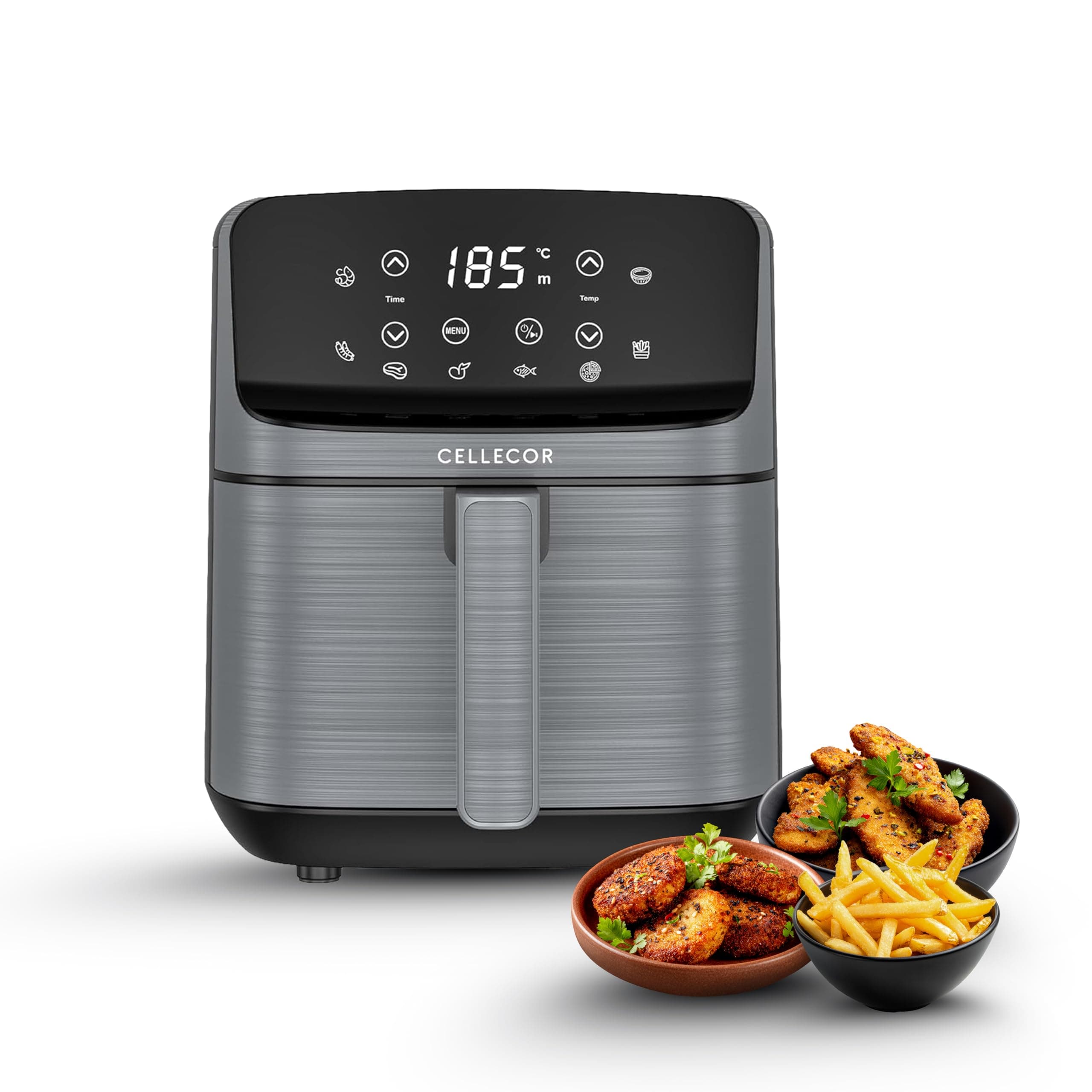 Cellecor Aurifry 4.5L Digital Air Fryer, 1500W at ₹2923 (73% Off) – Amazon
