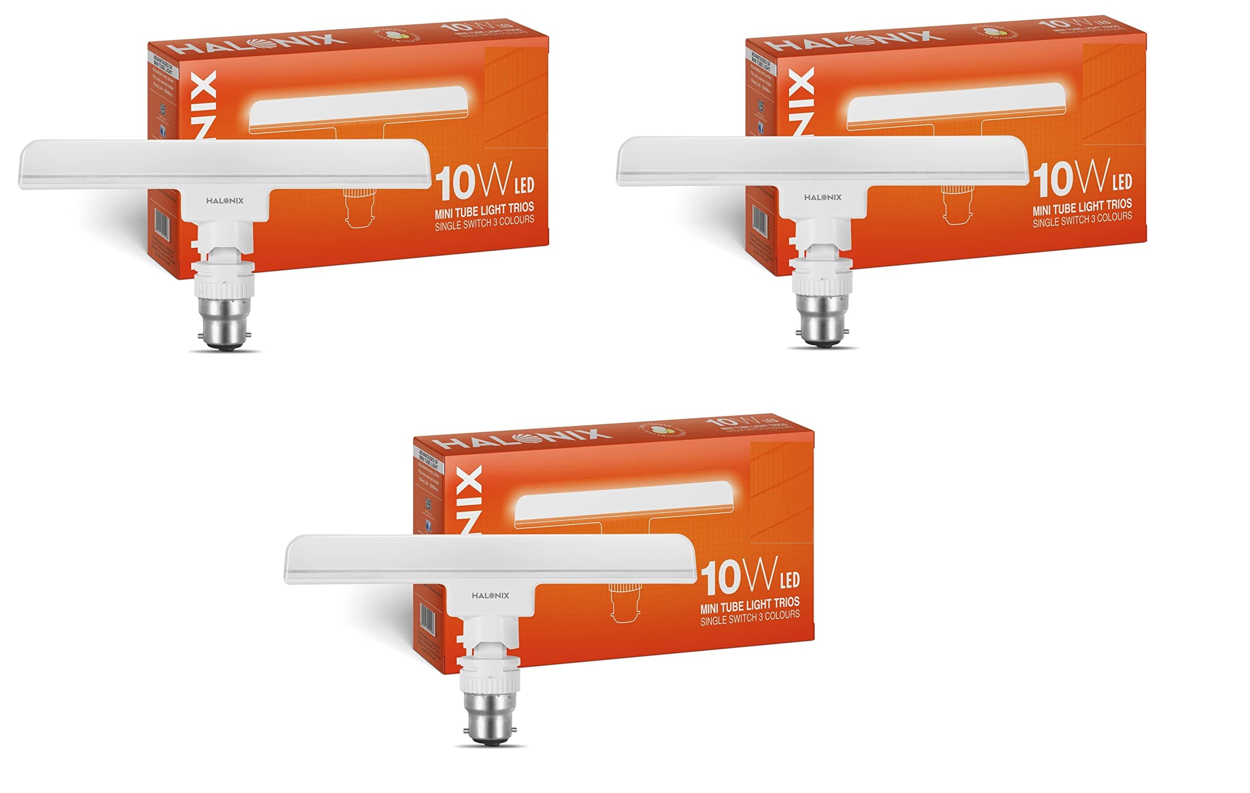 Halonix 10W B22 LED Bulb Cool White (Pack of 4)