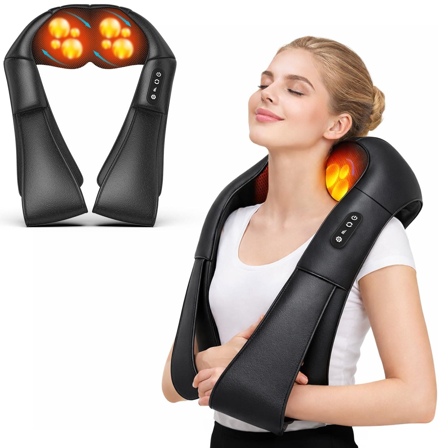 Enem 4D Back & Body Massager with Heat & Compression