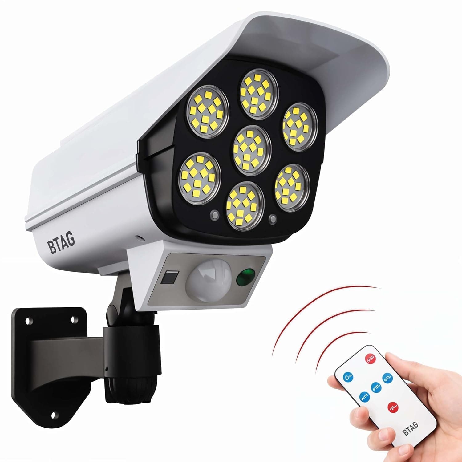 BTAG Solar Motion Sensor Sun-Powered Light with Remote at ₹399 (73% Off) – Amazon