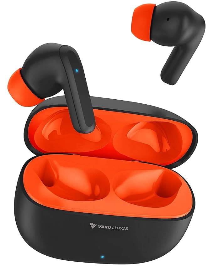Vaku Luxos SONAIR TWS Bluetooth 5.4 Earbuds (60H, Type-C) at ₹999 (80% Off) – Amazon