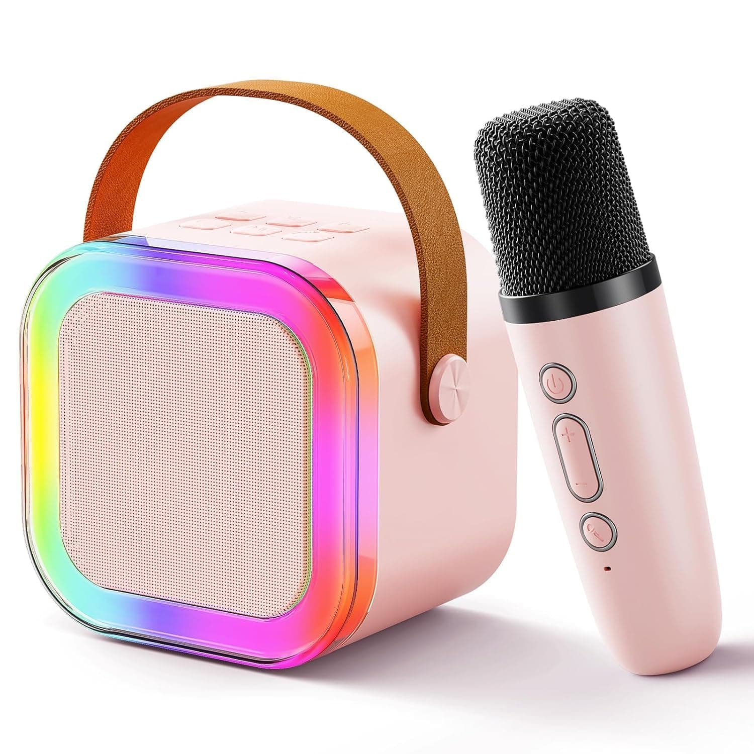 Storio Rechargeable Wireless Mini Portable Bluetooth Karaoke Machine | Bluetooth Speaker with Microphone & LED Lights - Kids Music Singing Toys for Girl Boy Birthday Gift Ideas at ₹338 (44% Off) – Amazon