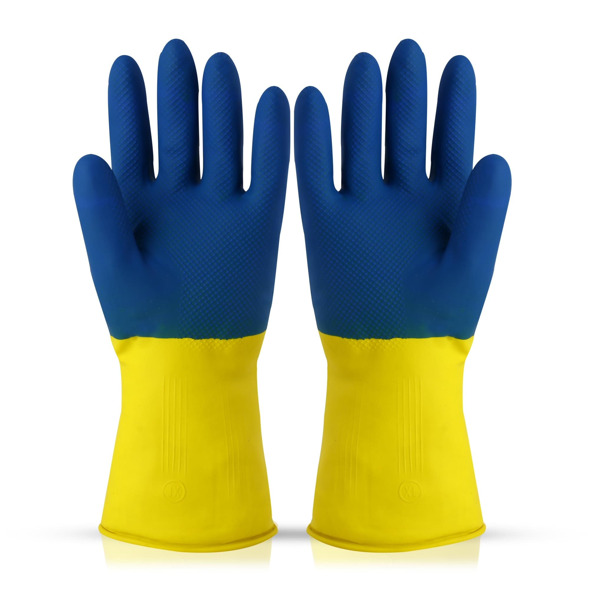 Robustt Heavy Duty Rubber Hand Gloves (1 Pair, Free Size)