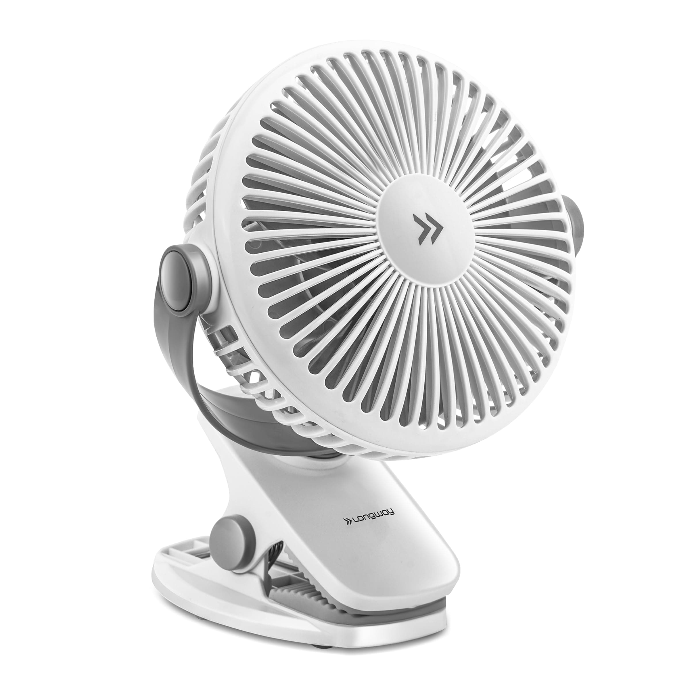 LONGWAY Clipzy Portable Rechargeable Clip Fan, 360° Rotation, BLDC at ₹799 (64% Off) – Amazon