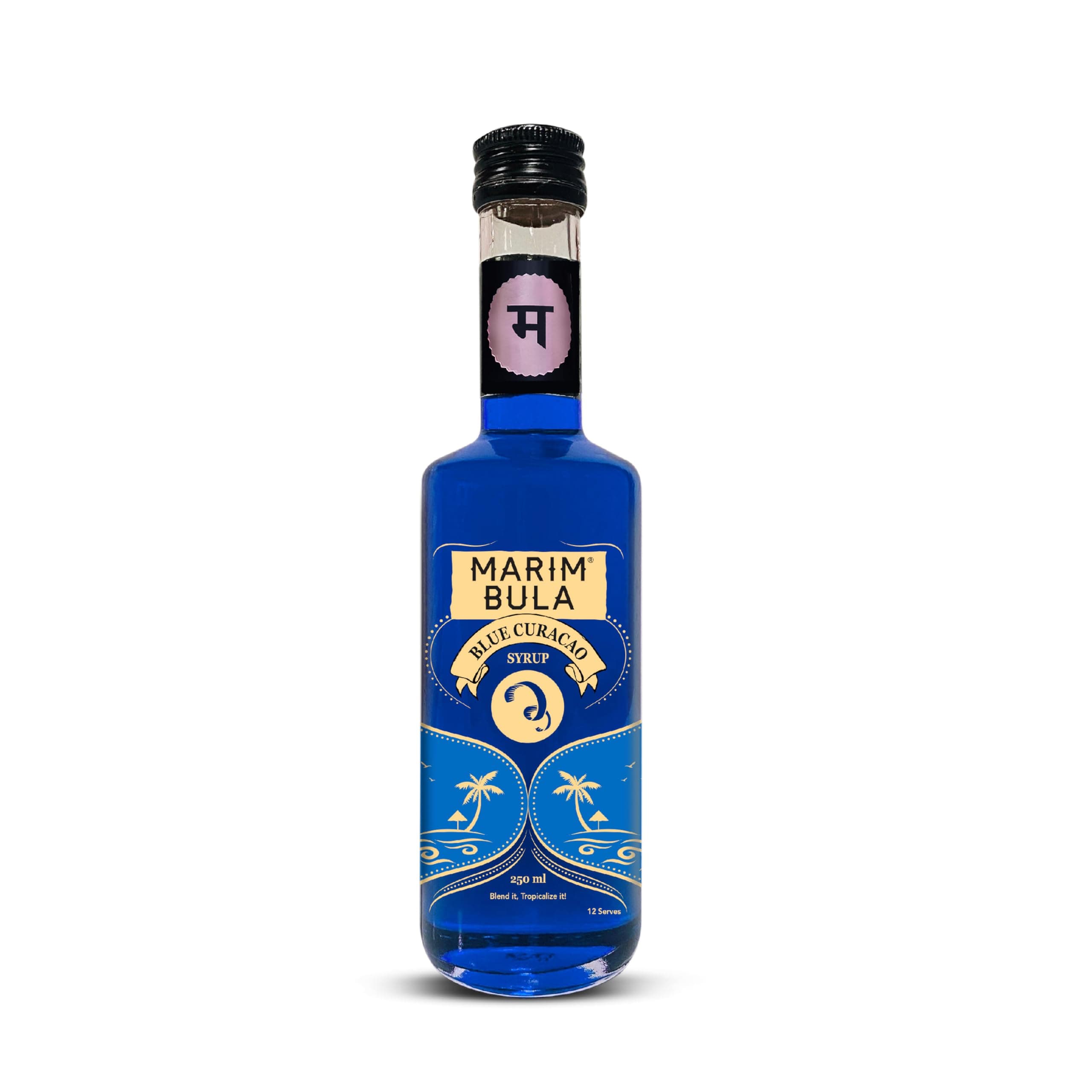 Marimbula Blue Curacao Flavoured Syrup (250 ml)