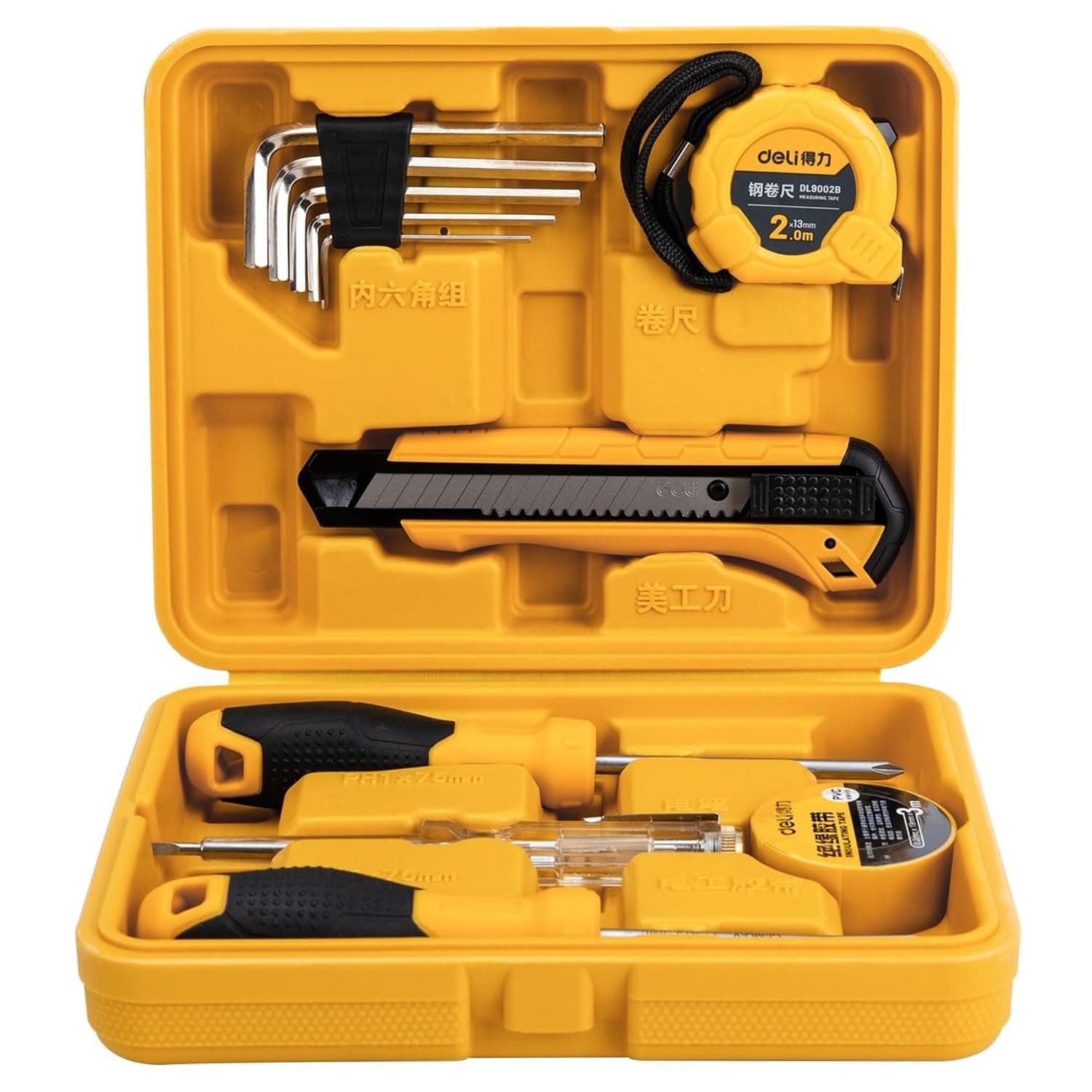 Deli DL1011J 11-Piece Household Tool Kit at ₹717 (31% Off) – Amazon