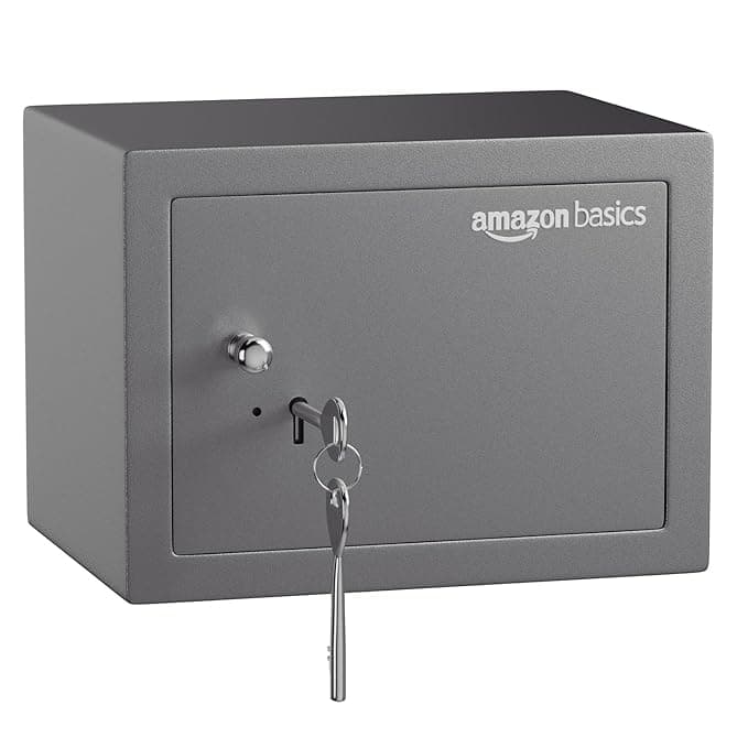 Amazon Basics 8.6L Heavy Duty Safe Locker at ₹1,709 (55% Off) – Amazon