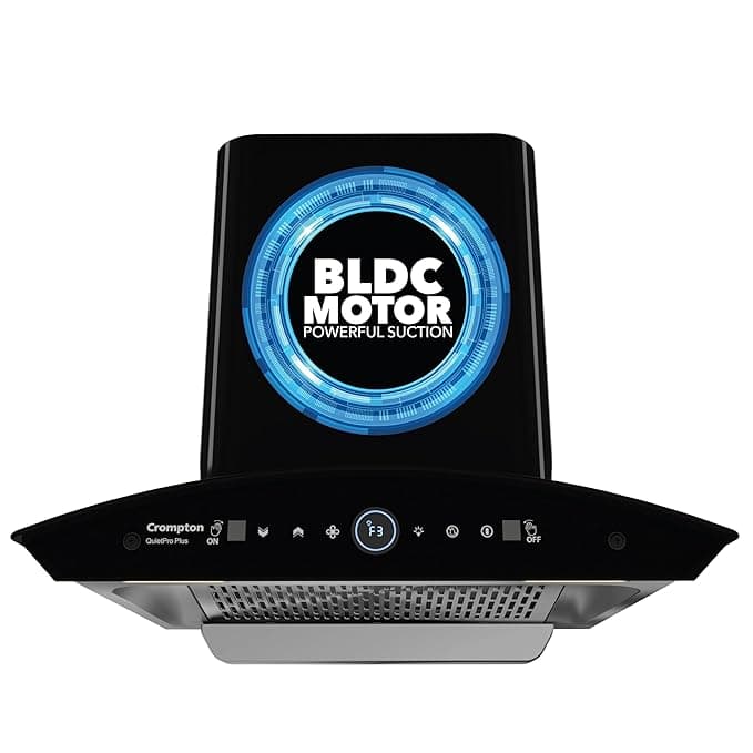 Crompton QuietPro Plus BLDC 60cm Chimney at ₹10,499 (75% Off) – Amazon