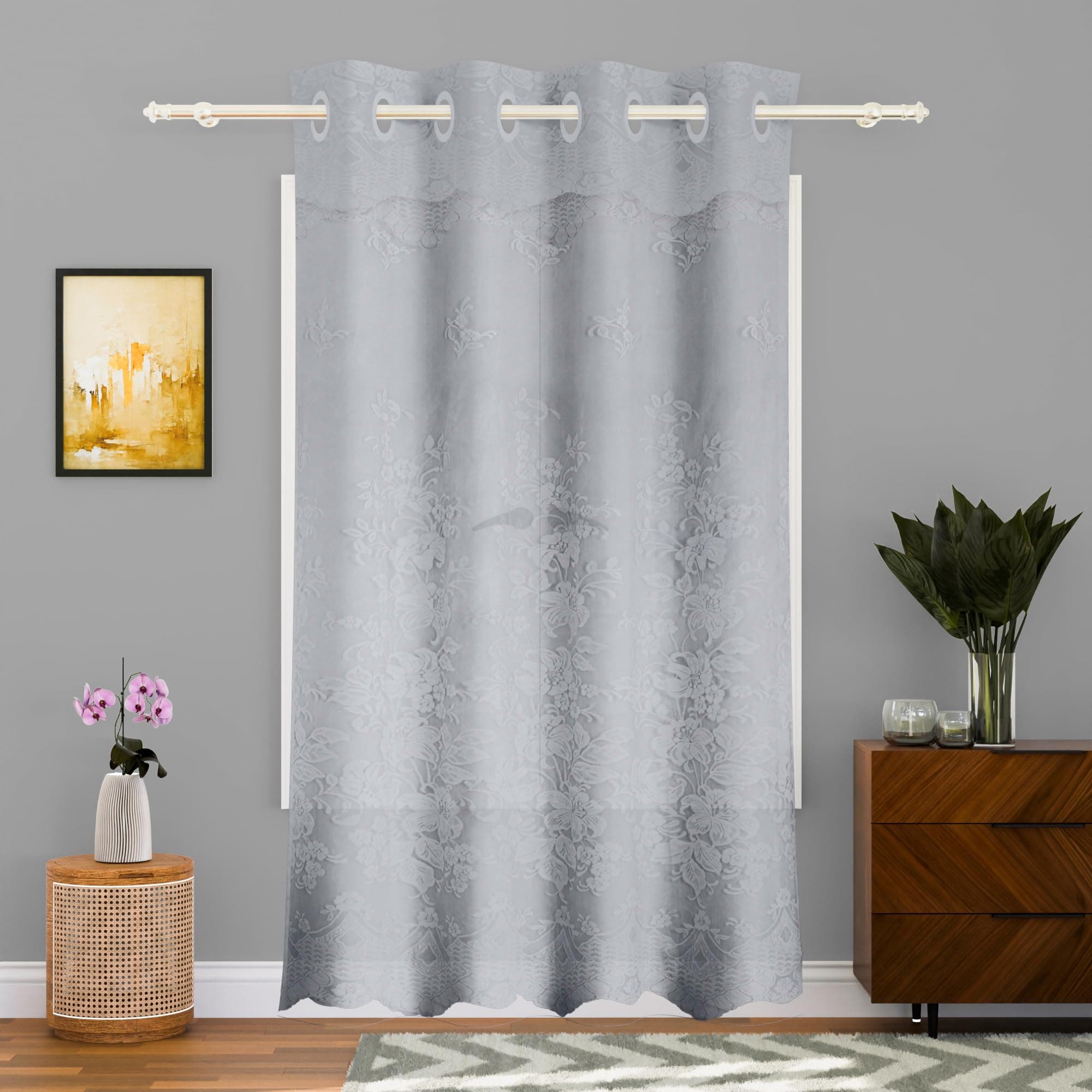 Kuber Industries 9 Feet Door Curtains (Set) @ ₹325