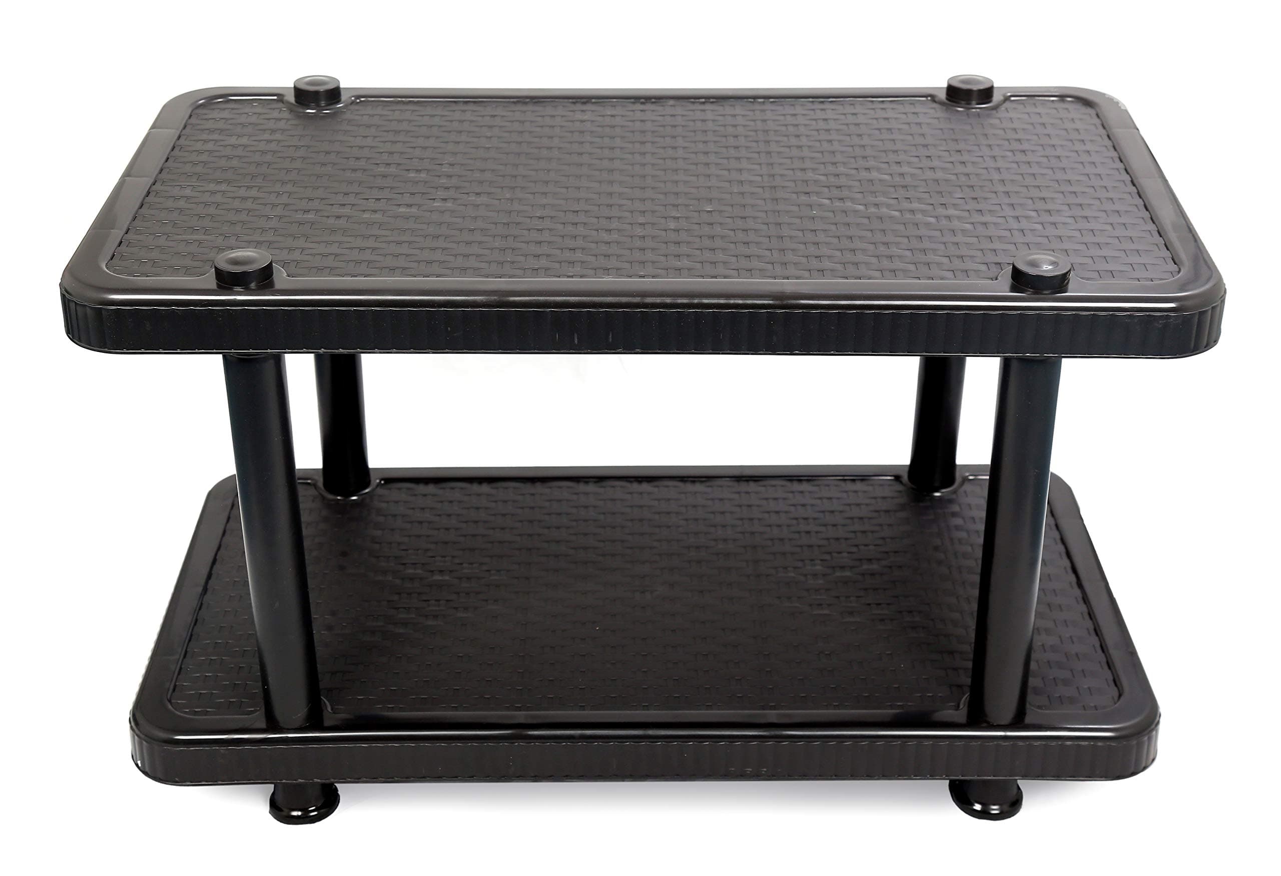 Esquire Plastic Centre / Coffee Table Teapoy (Black)