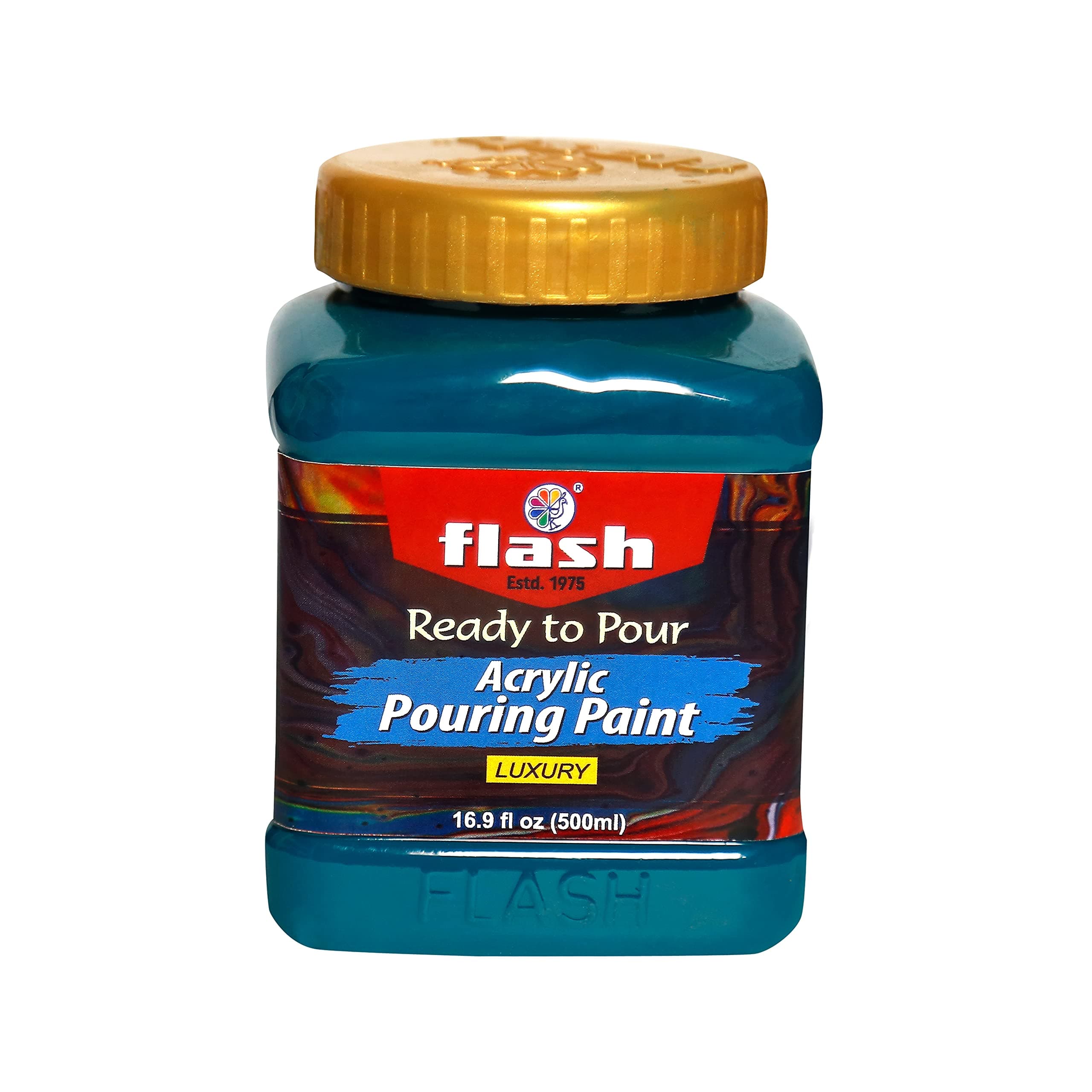 Flash Acrylic Ready-to-Pour Pouring Paint, 500 ml at ₹229 – Amazon
