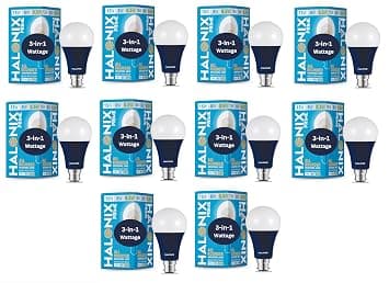 Halonix 3-in-1 Dimmable Multi-Wattage LED Bulb at ₹1,210 (51% Off)