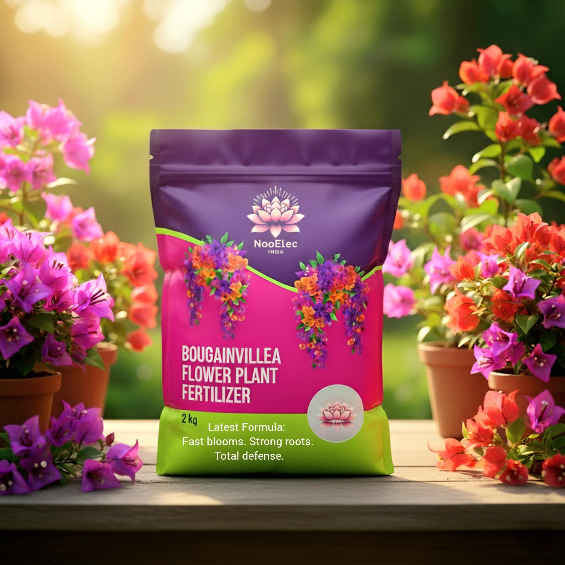 Bougainvillea Plant Food, Complete Nutrients for More Flowers, 2kg