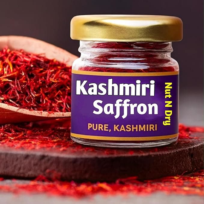 Nut N Dry Kashmiri Saffron (1g) at ₹99 (83% Off) – Amazon