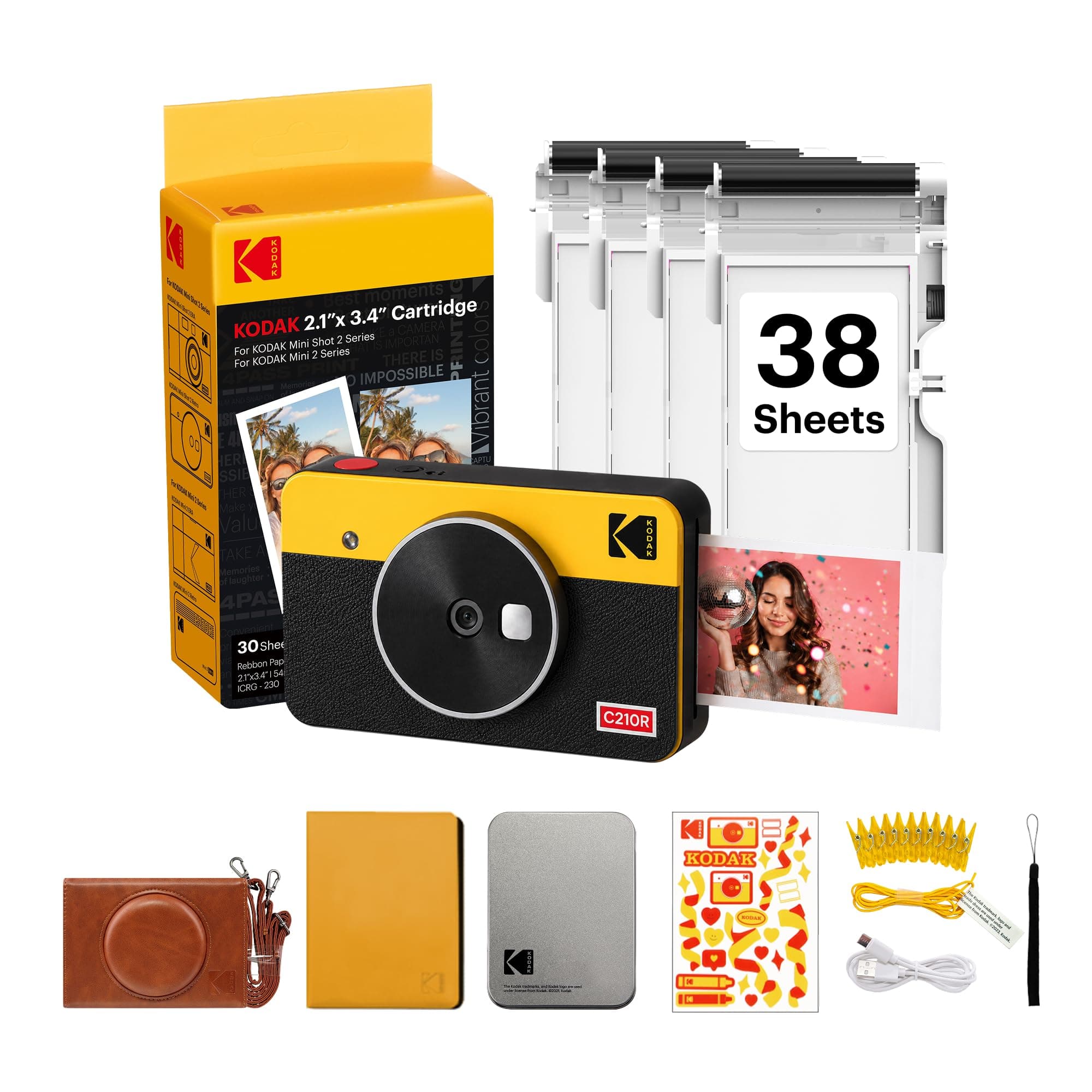 KODAK Mini Shot 2 Retro Instant Camera at ₹10,999 (56% Off)