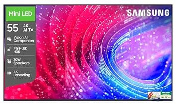 Samsung 55 inches Mini LED 4K Samsung Vision AI Smart TV – Amazon