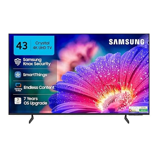 Samsung 43-Inch Crystal 4K Vista Ultra HD Smart LED TV at ₹26,749 – Amazon