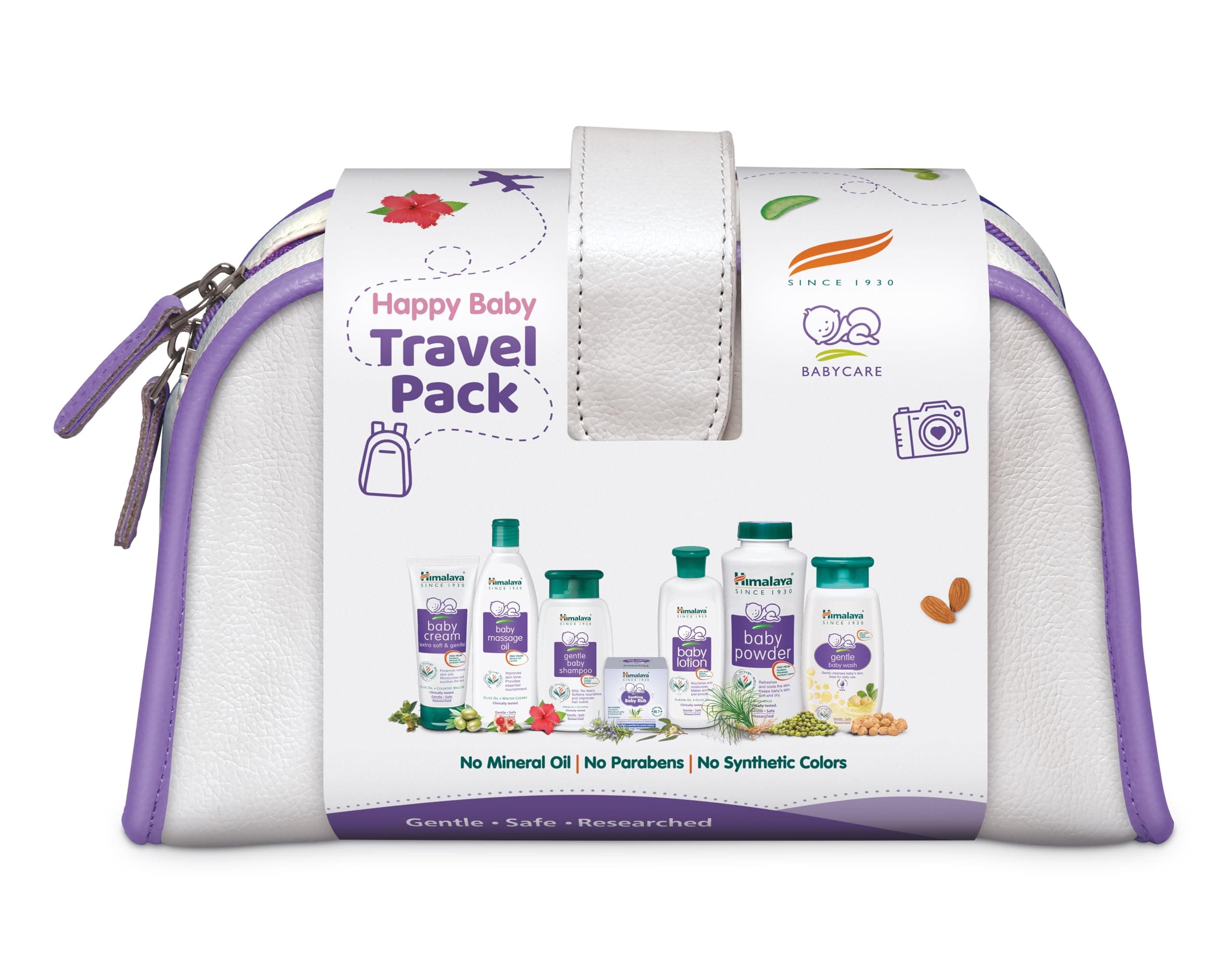 Himalaya Baby Gift Pack (7 Items + Travel Pouch)