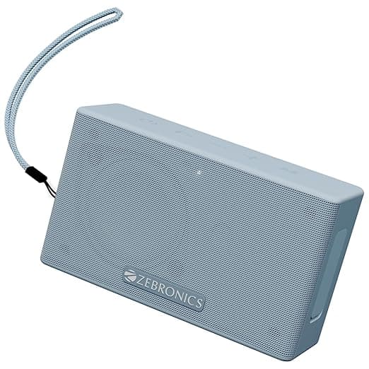 Zebronics Sonic POD S 8W Portable Bluetooth Speaker (7h, BT 5.3, TWS) at ₹549 (82% Off) – Amazon