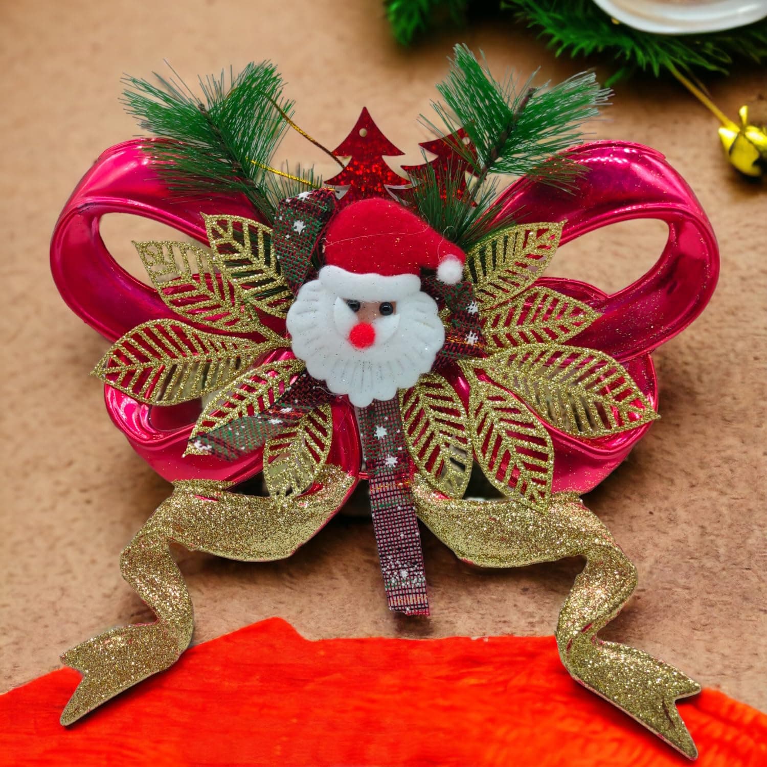 Ascension Christmas Bow Wreath for Front Door