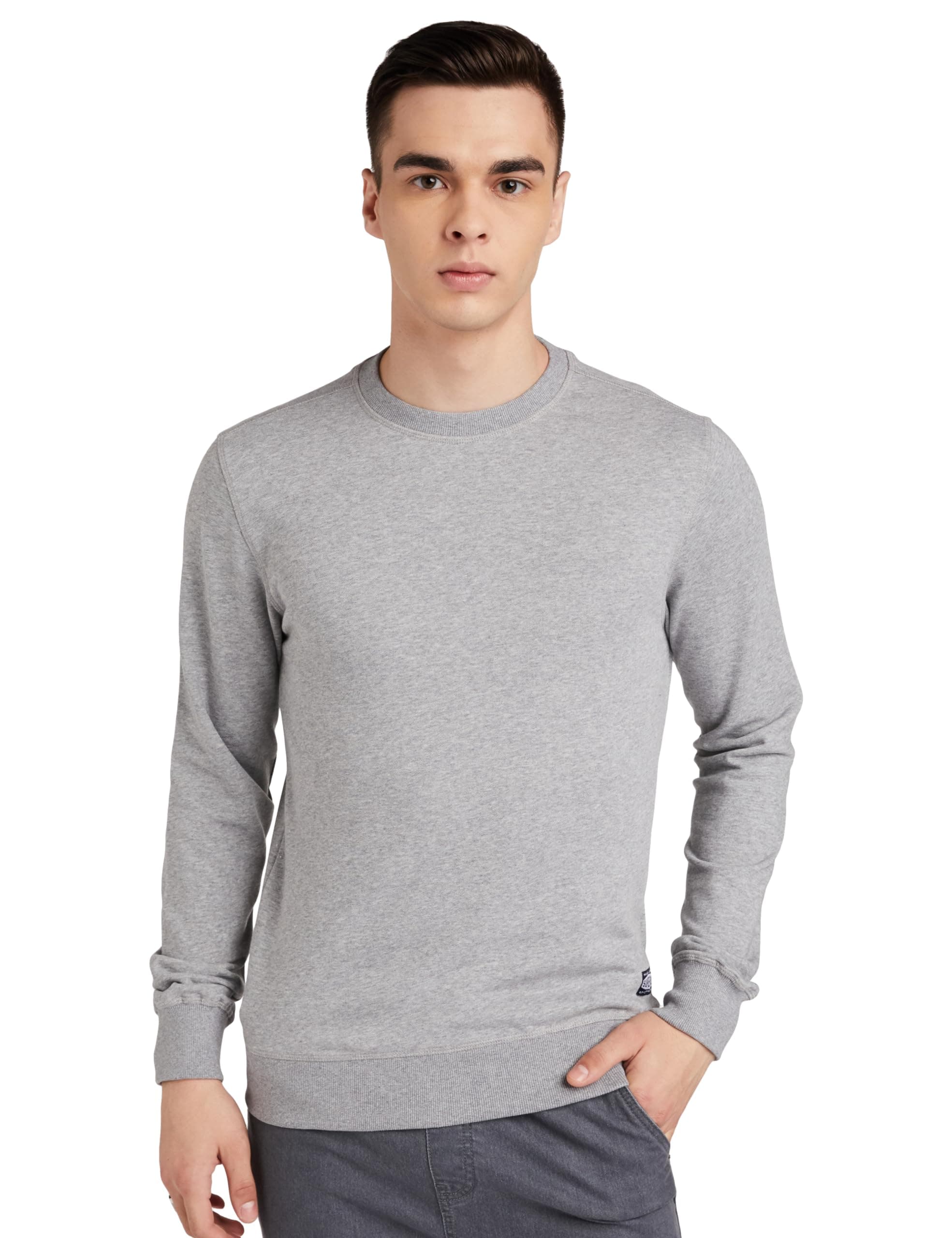 Symbol Men's Cotton Round-Neck Winter Sweatshirt (Fleece)