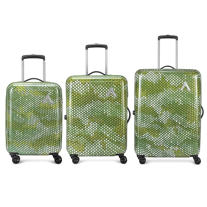 Aristocrat Combat Set of 3 Trolley Bags (Small+Medium+Large, 8 Wheels) at ₹6,039 (80% Off) – Amazon