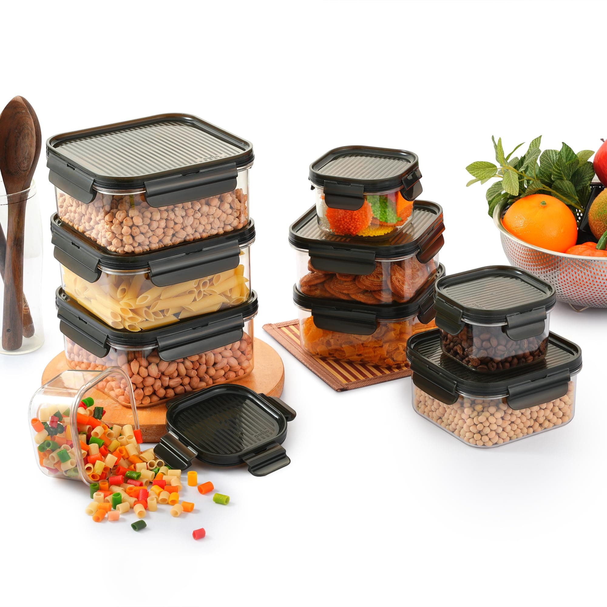 Cello Modulock Kitchen Storage Container Set of 9 at ₹439 (71% Off) - Amazon
