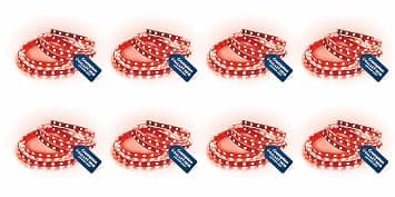 Crompton 5 Meter LED Strip Light | Red Color, 300 LEDs Flexible Roll | Decorative & Energy Saving Accent Lighting | Plastic Build | Without at ₹2176 – Amazon