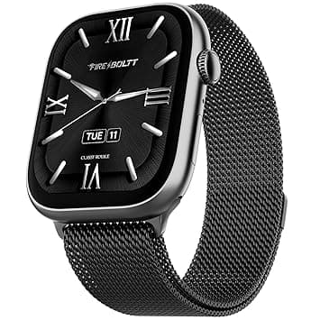 Fire-Boltt Ninja X Ring Smart Watch 1.96" Always On Display Bluetooth Calling, Voice Assistant, SpO2 & Heart Rate, 120+ Sports Modes, IP67 W at ₹1699 – Amazon