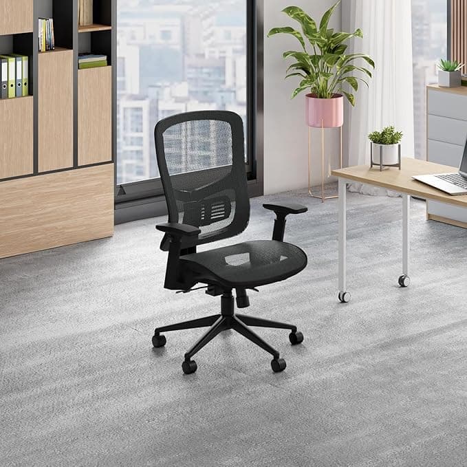 Interio by Godrej Exceed Premium Mesh Office Chair at ₹16,792 (30% Off) – Amazon