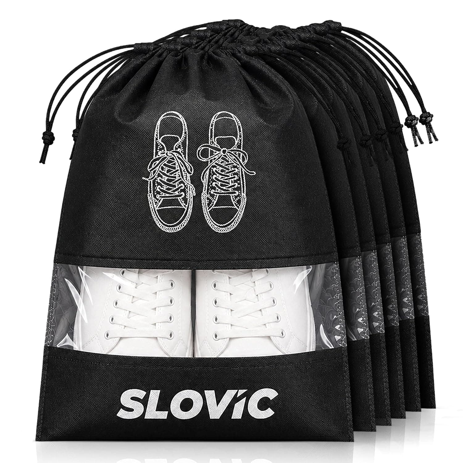 Slovic Shoe Bag for Man & Woman [Pack of 6] | Durable Shoe Travel Bag for Man | Slipper Cover for Home Storage, Gym & Travel Accessories | T at ₹189 – Amazon