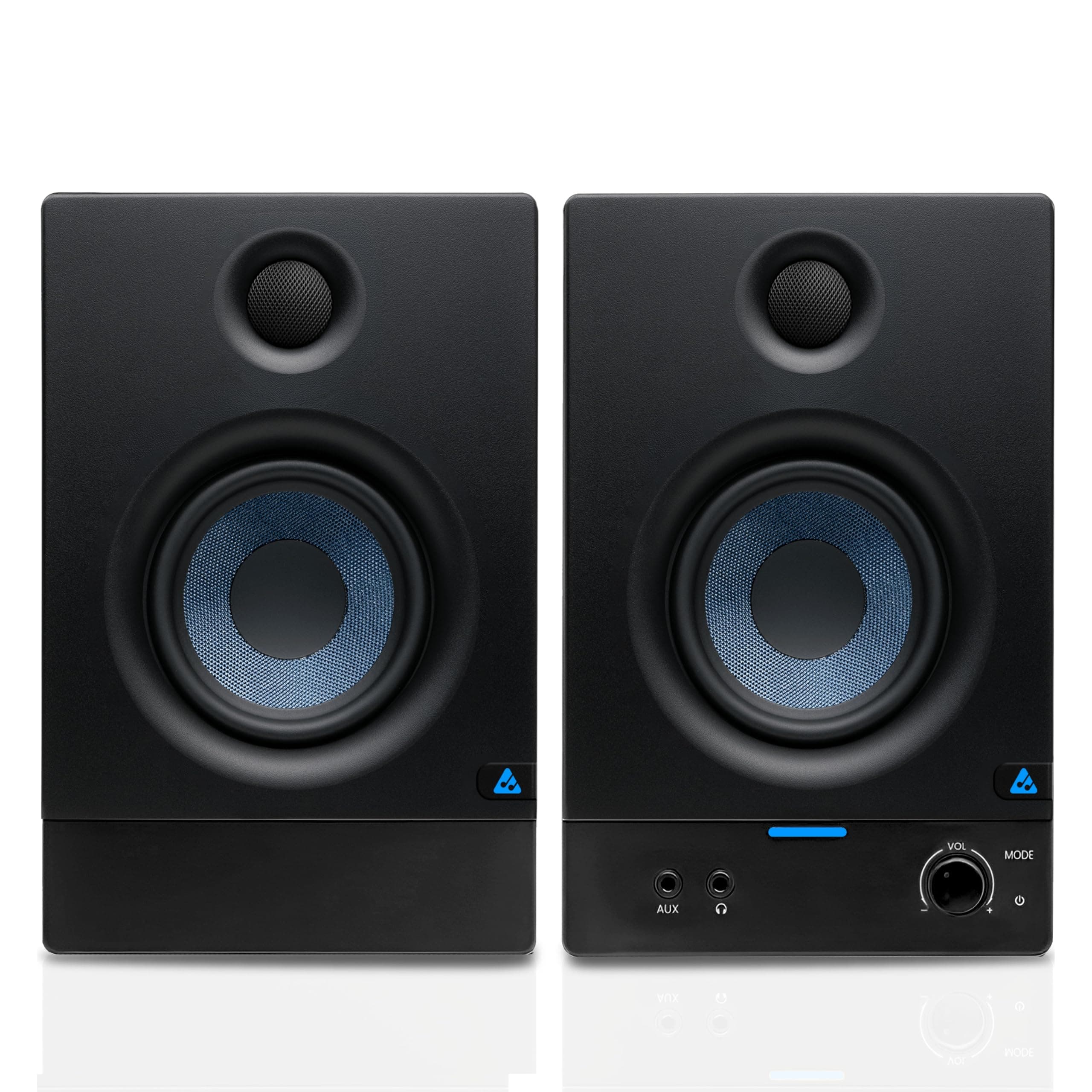 Audio Array Studio Monitor Speakers Pair 3.5" 50W RMS, Bluetooth 5.0