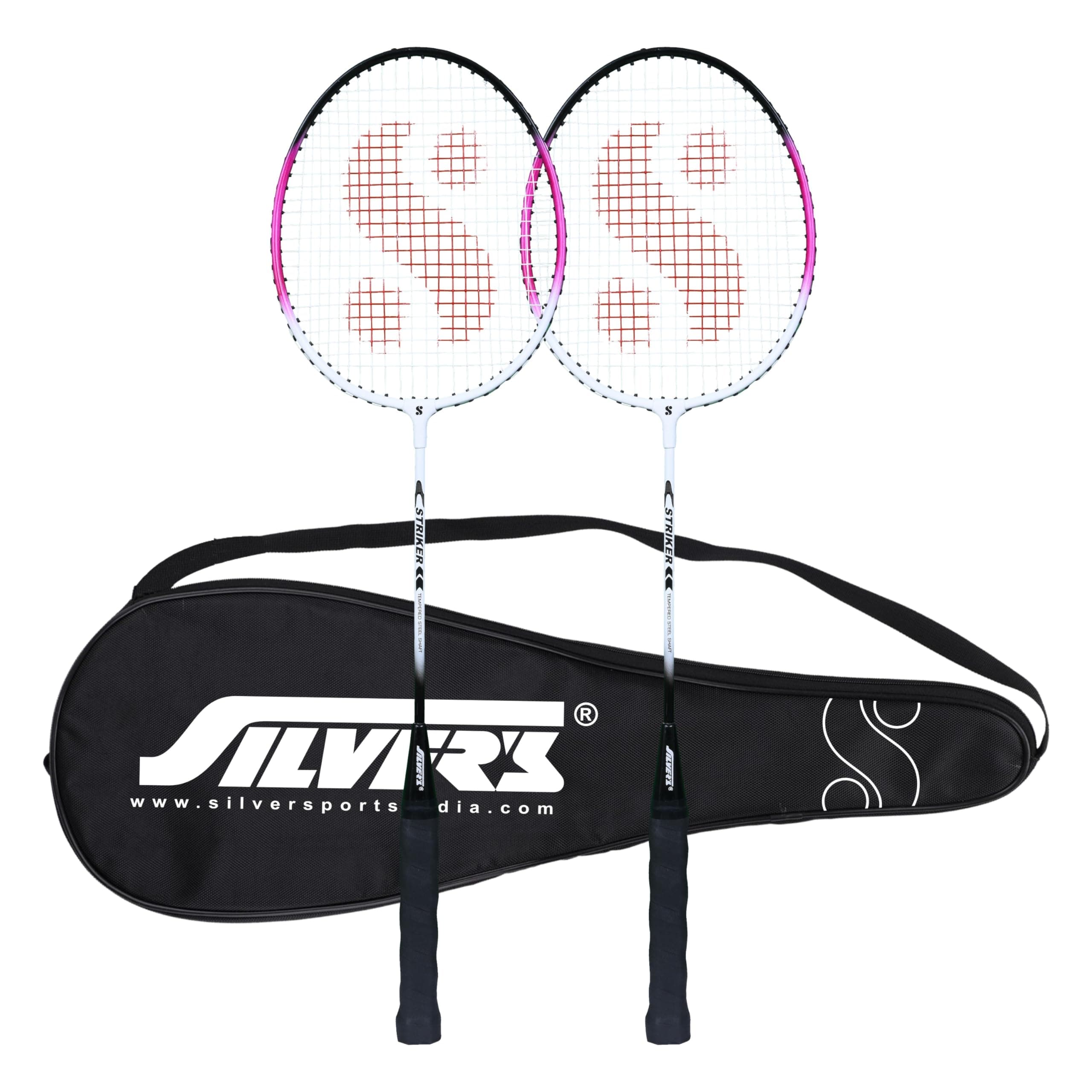 Silver's Aluminium Badminton Kit (2 Racquets + Cover)
