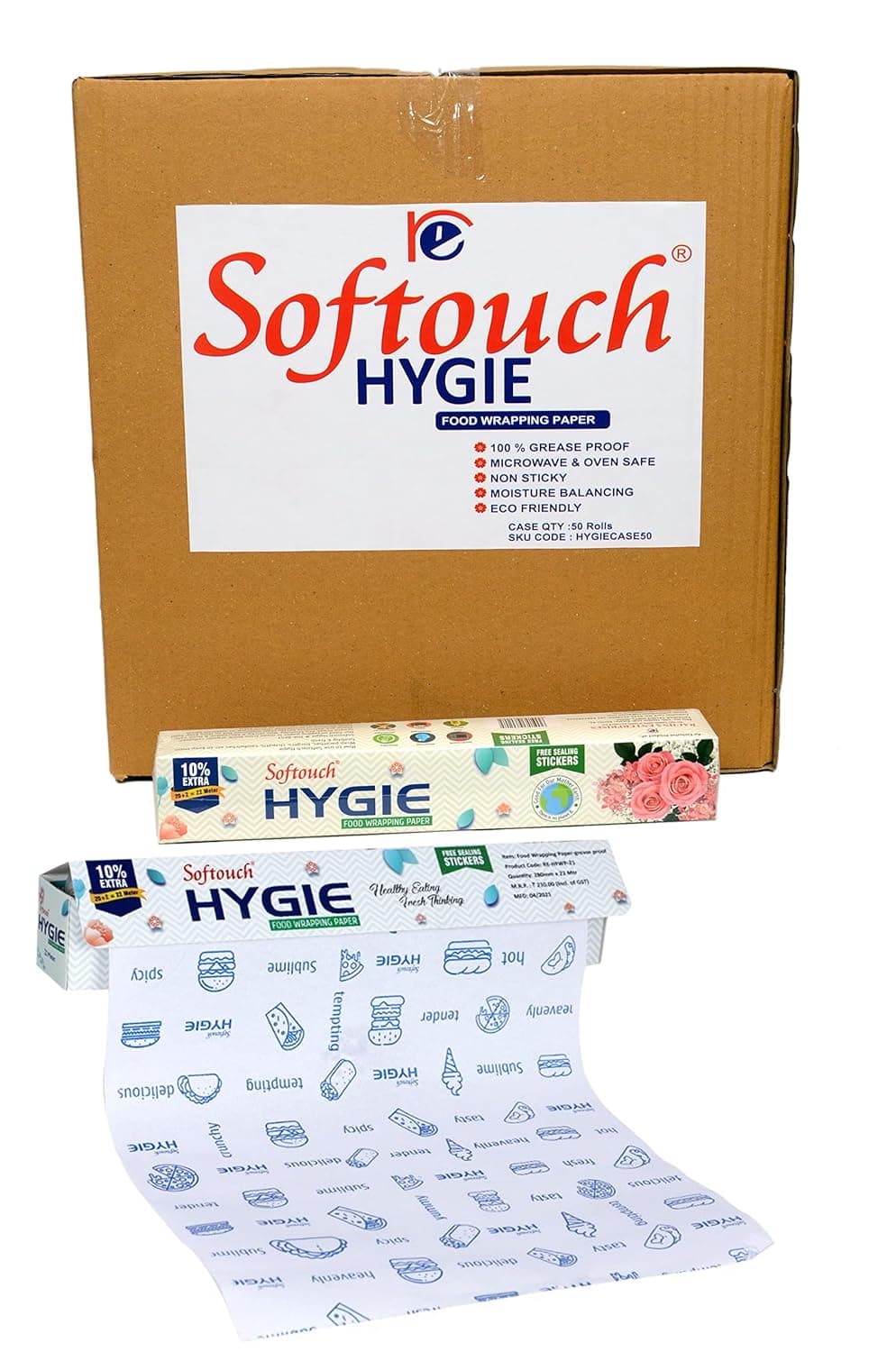 Softouch Hygie Multipurpose Food Wrapping Paper 22m at ₹1250 – Amazon