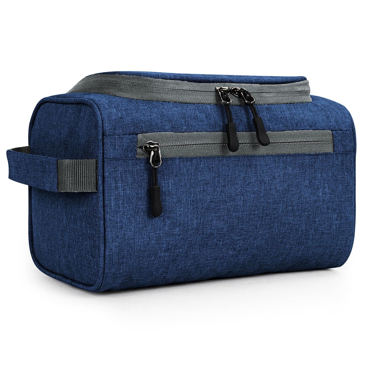 FATMUG Large Toiletry Organizer Dopp Kit Washbag for Men, Cosmetics Pouch for Women- Navy Blue at ₹399 (60% Off) – Amazon