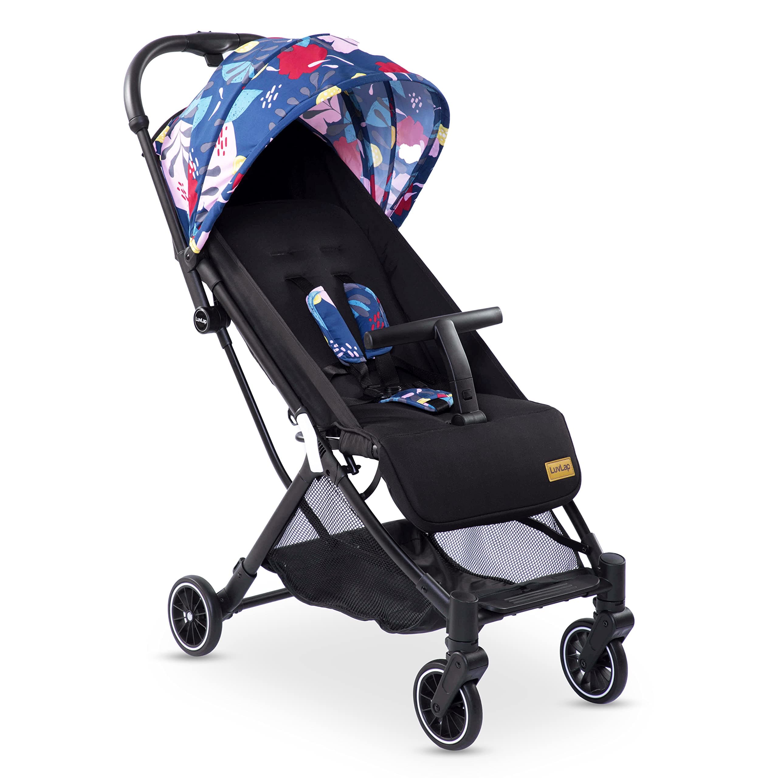 LuvLap Urbane Baby Stroller/Pram with 5-Point Harness