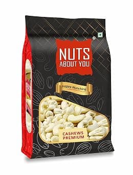 Nuts About You CASHEWS Premium, 500 g | 100% Natural | Premium | Crunchy | W320 grade | Kaju at ₹399 – Amazon