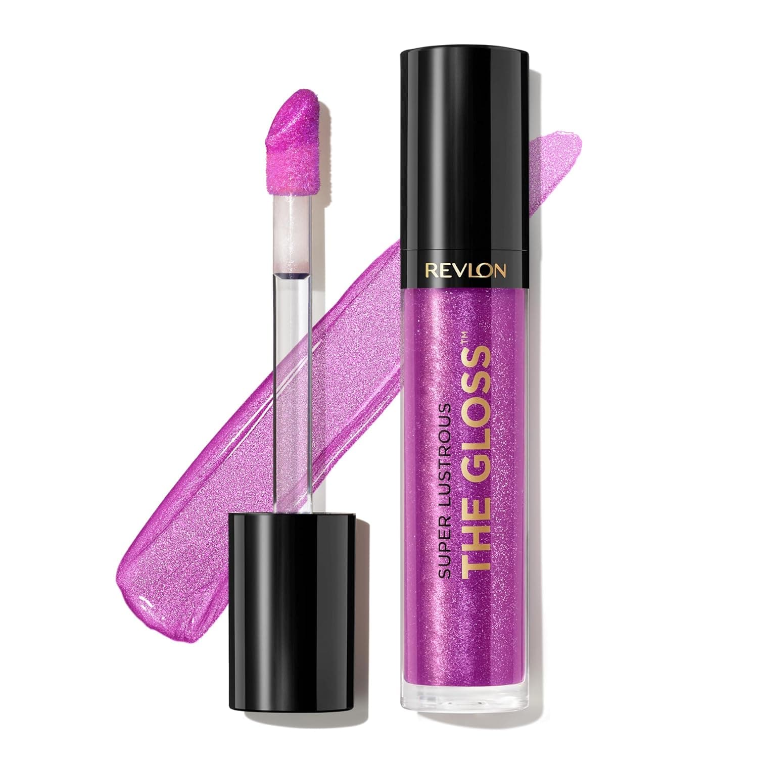 Revlon Super Lustrous Lip Gloss, Non-Sticky, Hydrating, High Shine Finish, 230 Sugar Violet, 0.13 oz at ₹293 – Amazon