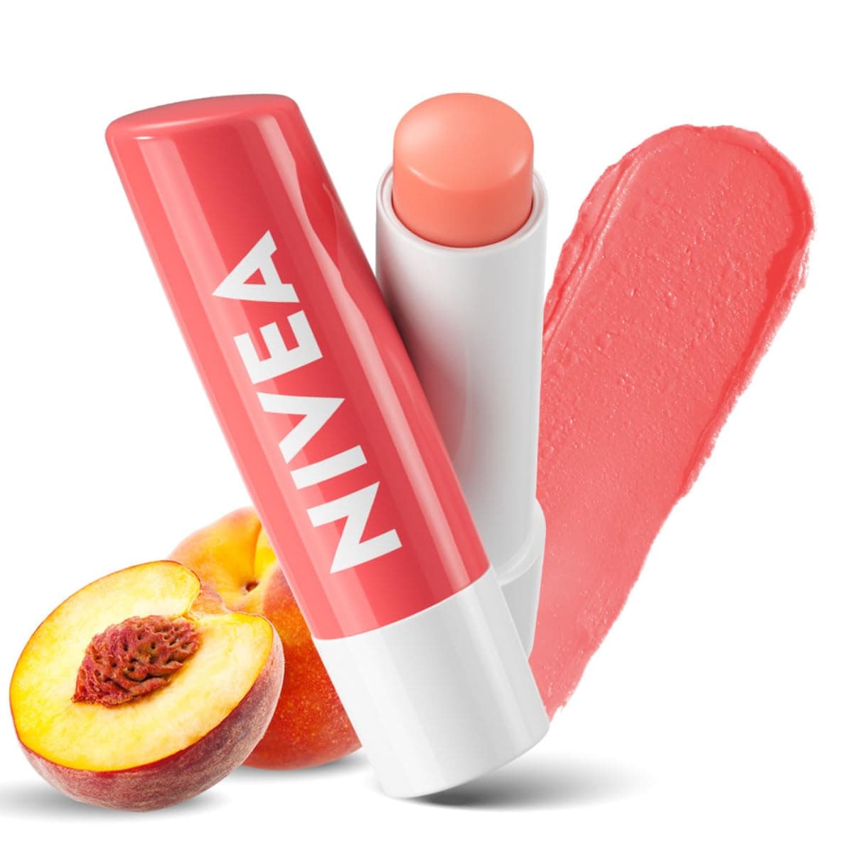 NIVEA Lip Balm, Fruity Peach Shine,4.8 g (Pack of 1) at ₹83 – Amazon