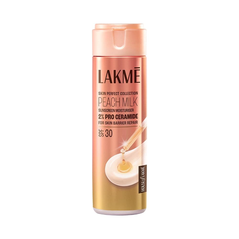 Lakmé Peach Milk Moisturiser SPF 30 at ₹259 (53% Off) – Amazon