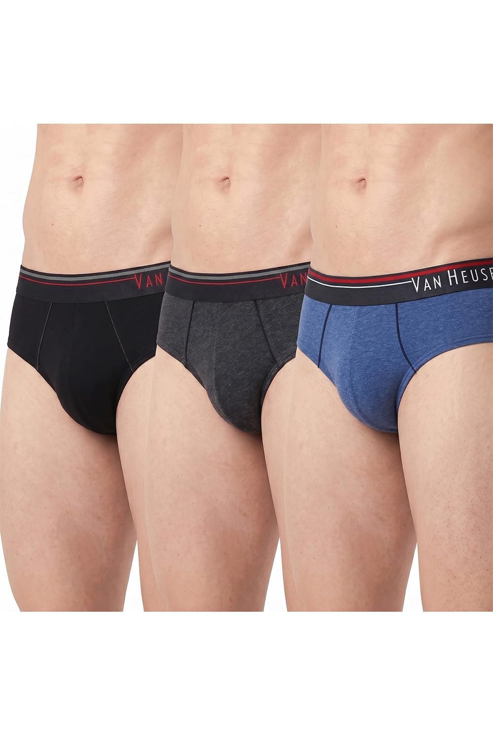 Van Heusen Men’s Cotton Briefs | 100% Cotton | Anti-Bacterial | Sweat Absorbant | Moisture-Wicking | Breathable Combed Cotton for extra comf at ₹394 – Amazon