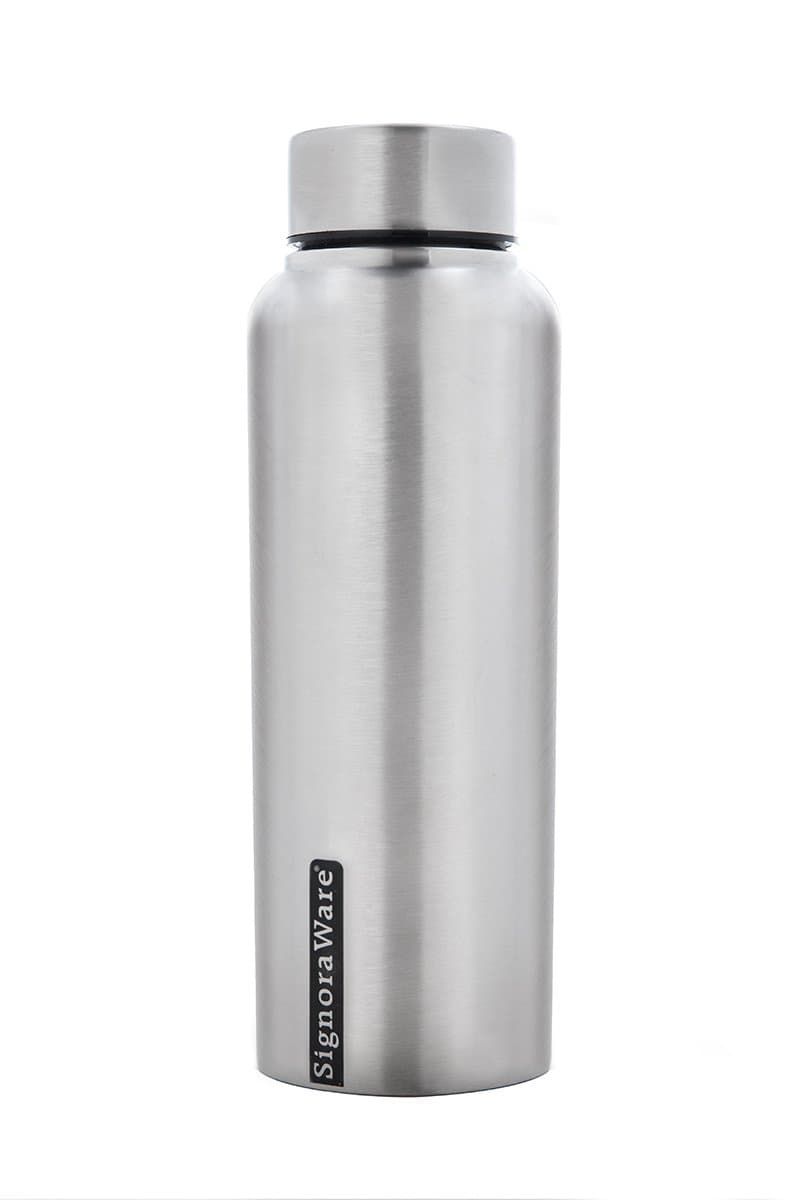 Signoraware Aqua Single Walled Stainless Steel Bottle | Airtight & Leakproof | Compact & Lightweight | Perfect for Office, Gym, School & Tra at ₹183 – Amazon
