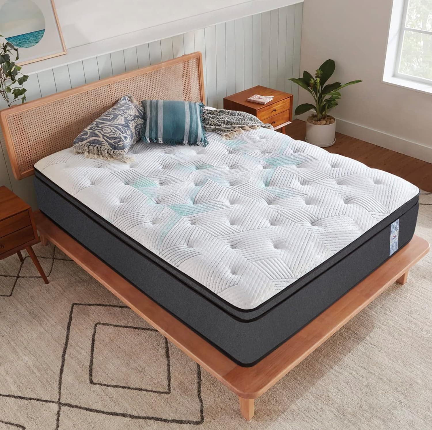 Springtek Eurotop Hybrid Latex Mattress | Euro Top 8 Inches at ₹4079 – Amazon