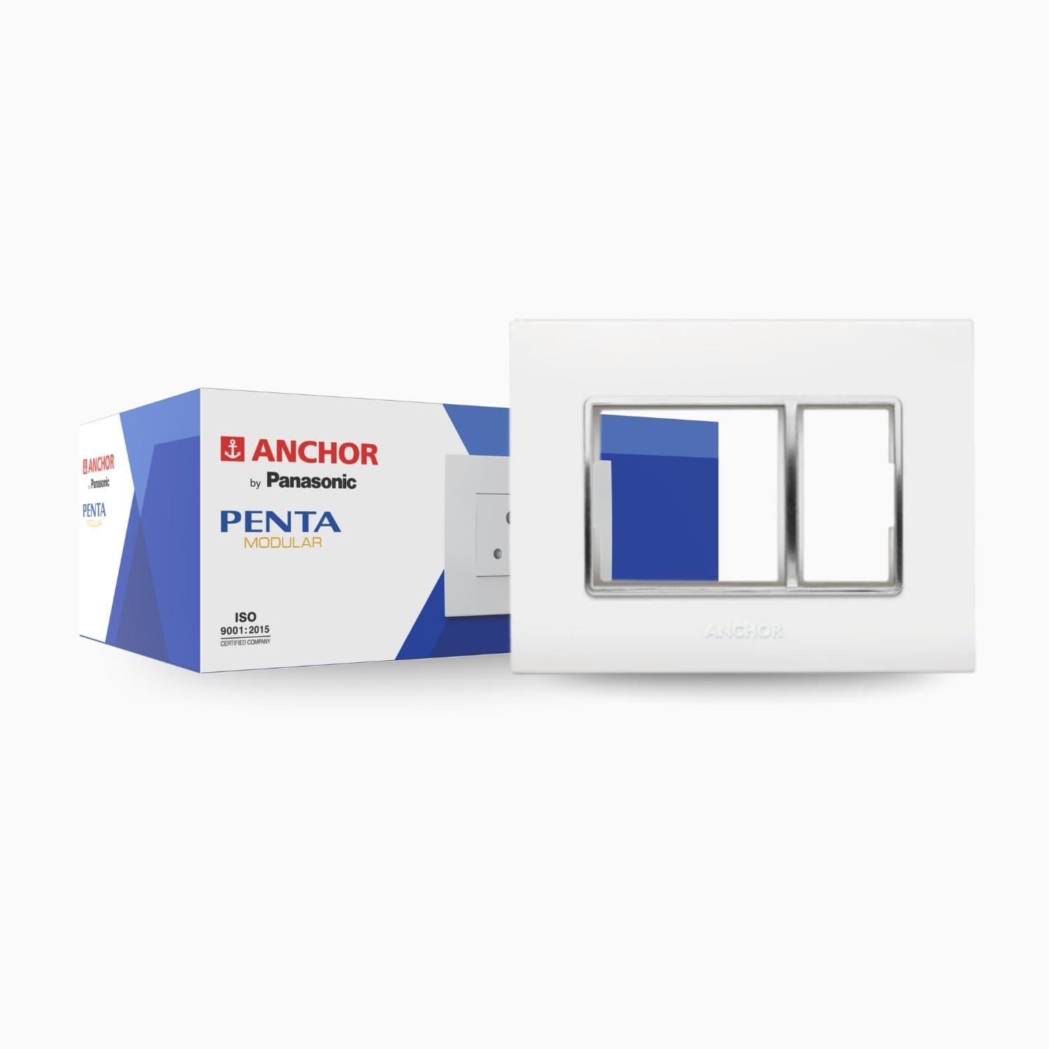 Anchor by Panasonic Penta Modular Polycarbonate 12m Horizontal Plate with Chrome Collar (White) at ₹219 – Amazon