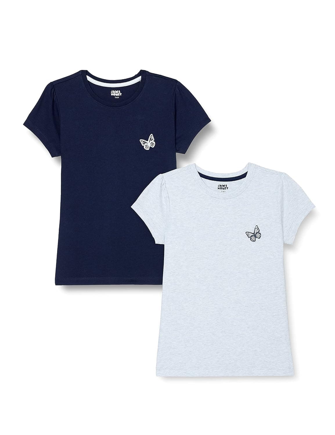Symbol Regular Fit Girls 100% Cotton Solid Print Half Sleeves T-Shirt | Age 2-12 Years at ₹199 – Amazon